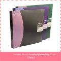 Deoi OEM factory customized PP/PVC/PET durable transparent plastic ring binder folder